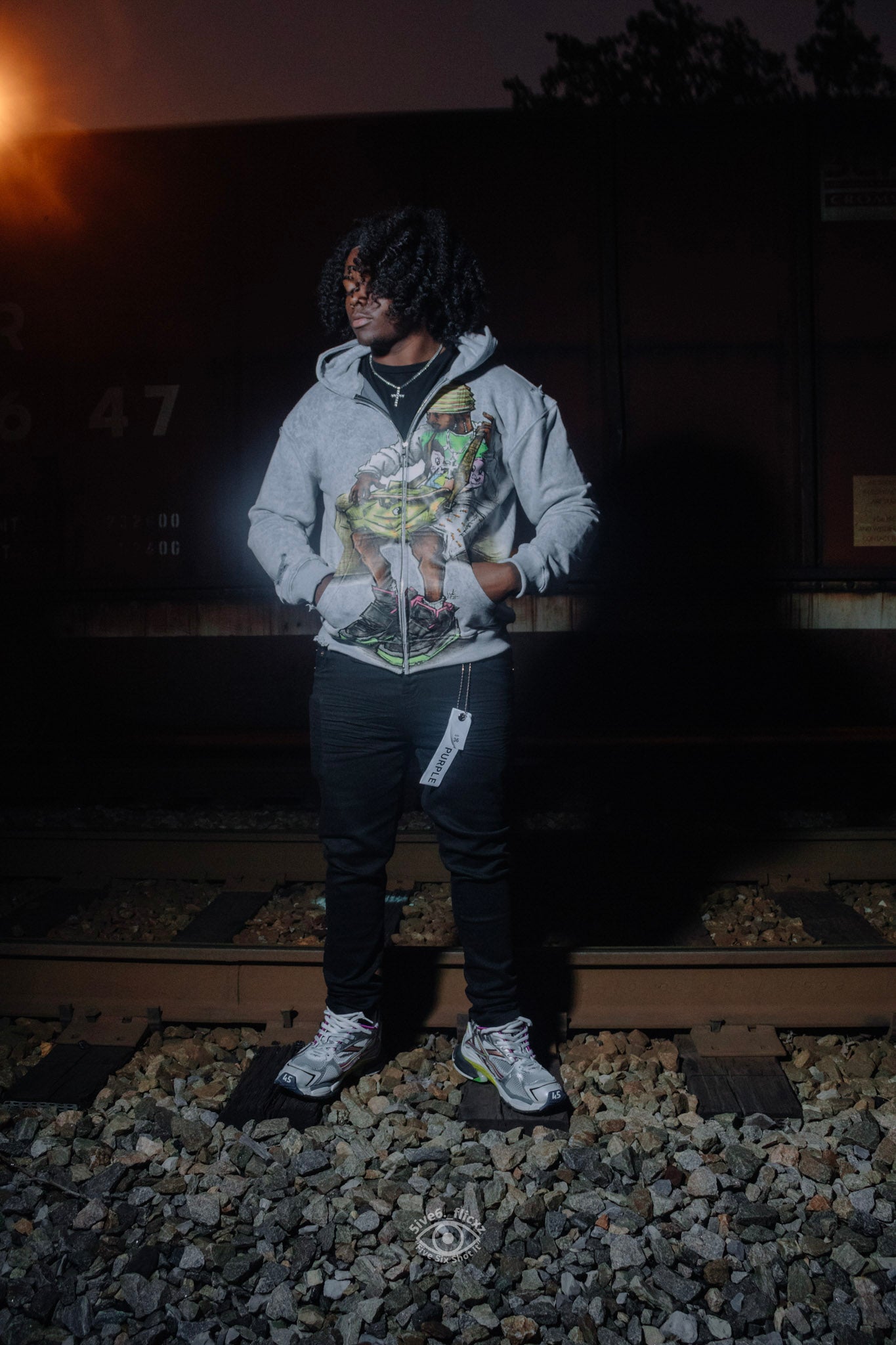 "Pack 1" Grey zip up